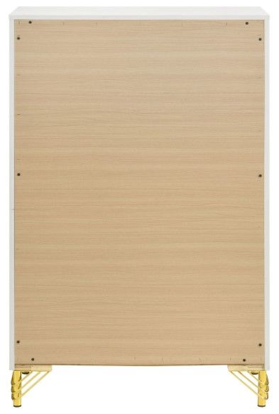 Coaster® Lucia White 5-Drawer Chest-3