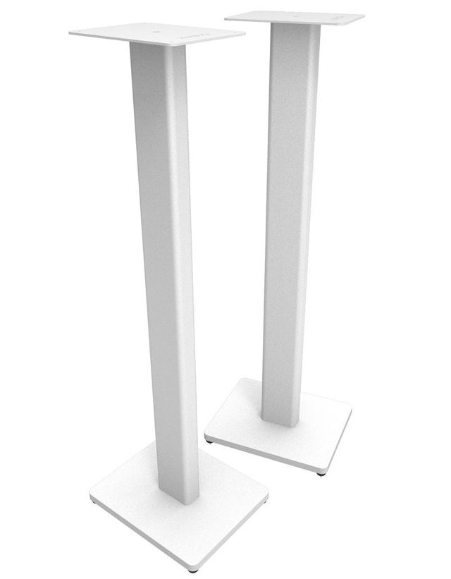 Kanto 34" White Bookshelf Speaker Floor Stand Set-0