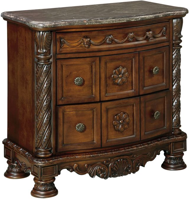 Millennium® by Ashley® North Shore 4-Piece Dark Brown King Bedroom Set-2