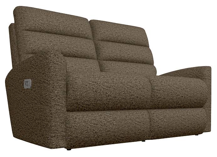La-Z-Boy® Liam Mocha Power Rocker Recliner with Headrest and