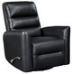 Homelegance® Dimitri Black Manual Swivel Glider Reclining Chair-0