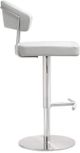 TOV Furniture Cosmo White Steel Bar Stool-2
