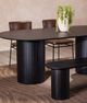 Moe's Home Collection Povera Black Dining Bench-4