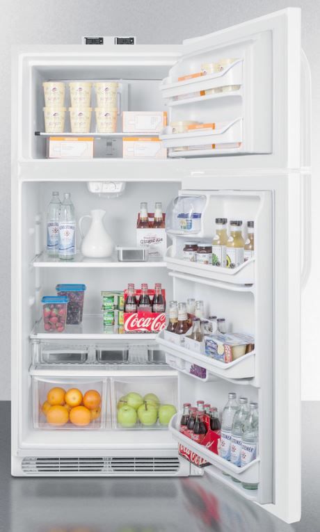Summit® 20.6 Cu. Ft. White Top Freezer Refrigerator-1