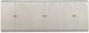 Crestview Isla White 6-Door Sideboard-2
