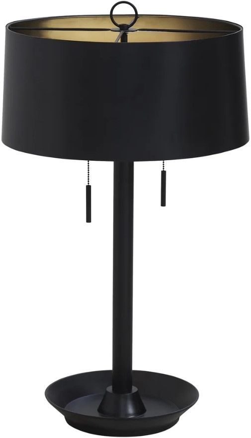 Renwil® Everren Hems Matte Black Table Lamp-2