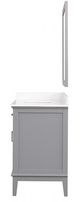 Furniture of America® Soline Cherry/White Vanity Set with Mirror-4