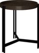 Emerald Home Huron Dark Cocoa Side Table with Black Base-4