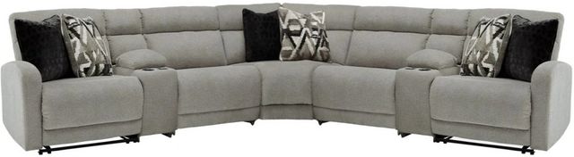 Signature Design by Ashley® Colleyville 7-Piece Stone Power Reclining Sectional-0