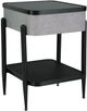 Signature Design by Ashley® Jorvalee Black Glass Accent Table with Gray Accent -0