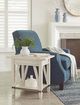 Hammary® Richter Brushed White Chairside Table-1