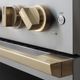 ZLINE Marino 30" Stainless Steel Pro Style Dual Fuel Range with Champagne Bronze Accents-5