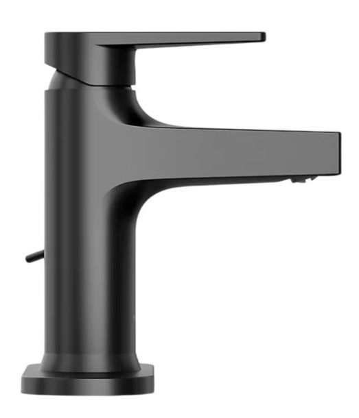 KOHLER® Taut® Matte Black 6" Single-Handle Bathroom Sink Faucet-2