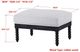 Forty West Willow Washable White Ottoman-1