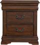 Elements International Northridge Cherry Nightstand-1