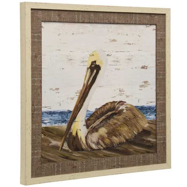 Stylecraft Pelican Palk III Beige/Brown Wall Art-0