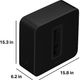 Sonos Sub 4 5"x8" Black Subwoofer-2