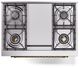 Ilve® Nostalgie II Series 36" Emerald Green Pro Style Dual Fuel Range-2