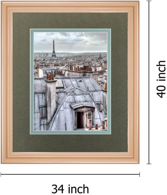 Classy Living Assaf Frank Paris Rooftops 40" Wall Art-2