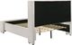 Coaster® Alamosa White Eastern King Upholstered Panel Bed-5
