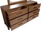 Magnussen Home® Ridgefield Russet Brown Double Drawer Dresser-3