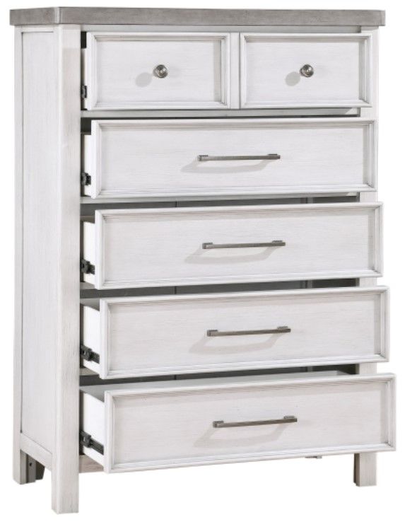 Homelegance® Ambrose Antique Gray/Antique White Chest-3