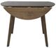 Liberty Furniture Space Savers Satin Walnut Drop Leaf Table-4
