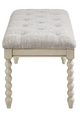 Olliix by Madison Park Signature Beckett Light Grey/Natural Tufted Accent Bench-1