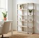 Crestview Collection Linea Natural Stain Etagere-1