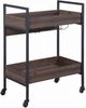 ACME Furniture Jerrick Black/Walnut Serving Cart-0
