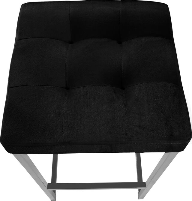 Meridian Furniture Nicola Black Velvet Counter Stool-2