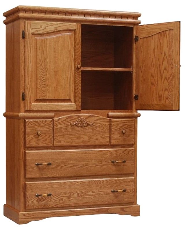 Wolfcraft Furniture Vintage Brown Armoire-1