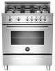 Bertazzoni Professional Series 30" Free Standing Gas Ranges-Stainless Steel-0
