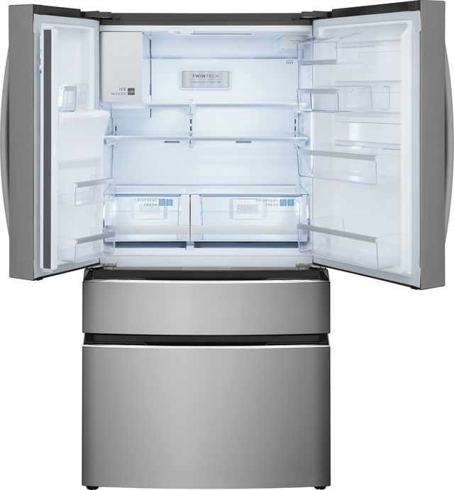 Frigidaire Gallery® 36 in. 21.5 Cu. Ft. Smudge-Proof® Stainless Steel Counter Depth French Door Refrigerator-1