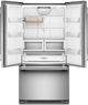 KitchenAid® 36" 22 Cu. Ft PrintShield® Stainless Steel Counter Depth French Door Refrigerator with Internal Water Dispenser-1