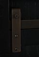 Jofran Inc. Madison County Vintage Black King Barn Door Platform Bed-5