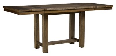 Signature Design by Ashley® Moriville 7-Piece Grayish Brown Counter Height Dining Set-1