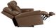Flexsteel® Alexander Khaki Brown Power Reclining Sofa with Console, Power Headrest and Lumbar-4