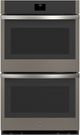 GE® 30" Fingerprint Resistant Slate Double Electric Wall Oven-0