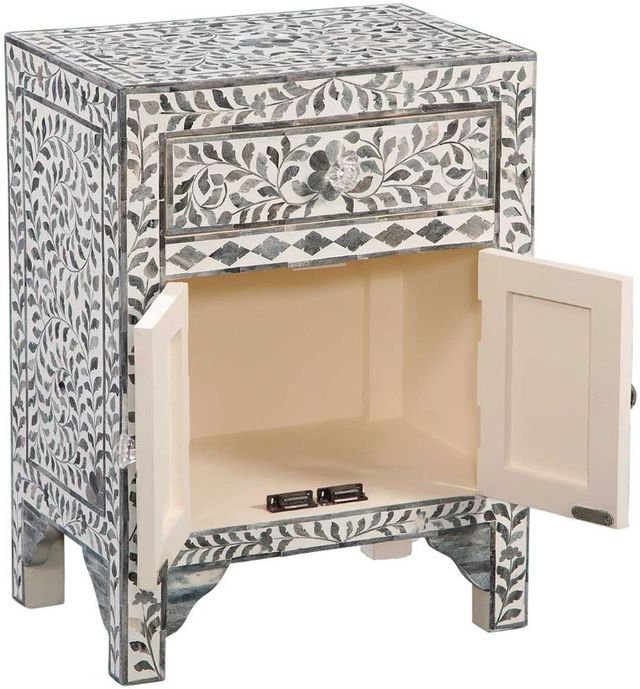 Steve Silver Co. Fowler Lilac Gray Accent Cabinet-2