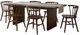 Coaster® Decker 7-Piece Walnut Rectangular Dining Table Set-0