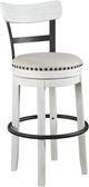 Signature Design by Ashley® Valebeck White Tall Swivel Barstool-0
