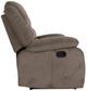 Homelegance® Jarita Chocolate Manual Reclining Loveseat-4