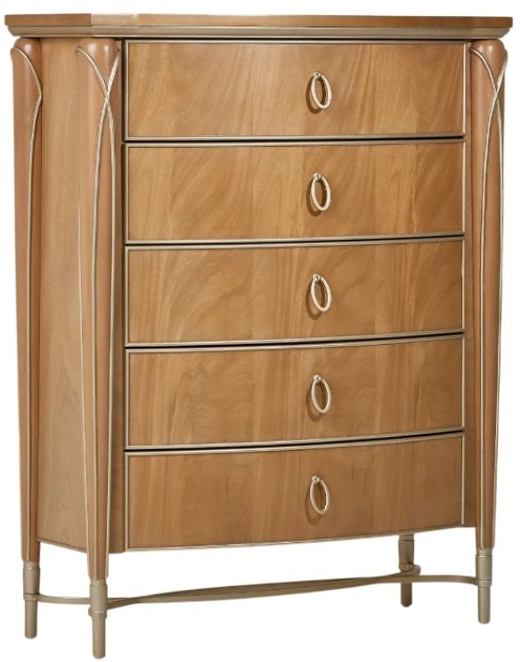 Michael Amini® Villa Cherie Caramel Highboy Chest-0