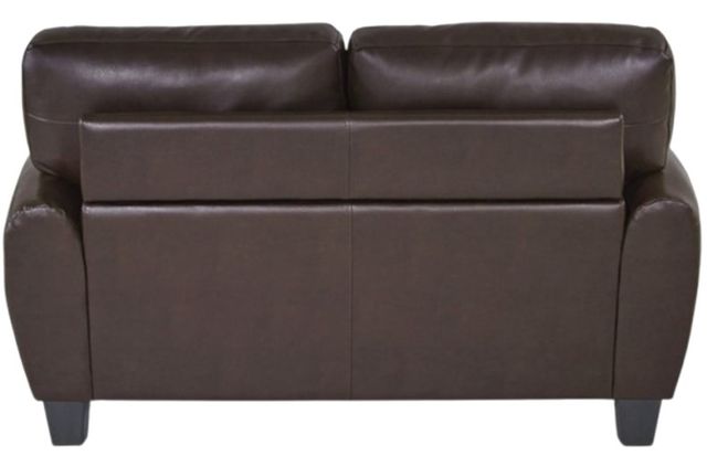 Homelegance® Rubin Dark Brown Loveseat-3