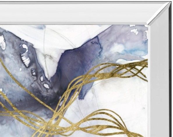 Classy Living Jennifer Goldberger Agate Wave IV 22" Wall Art-1