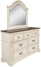 New Classic® Home Furnishings Anastasia 4-Piece Antique White King Bedroom Set-3