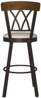 Amisco Brittany Cobrizo/Pebble/Pine Cone Swivel Bar Stool-3