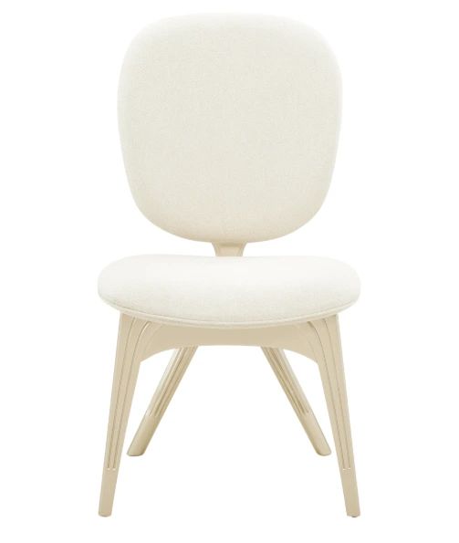Michael Amini® Camellia Field Caramel Vanity Chair-1
