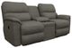 La-Z-Boy® Brooks Gray Manual Reclining Loveseat with Console-0
